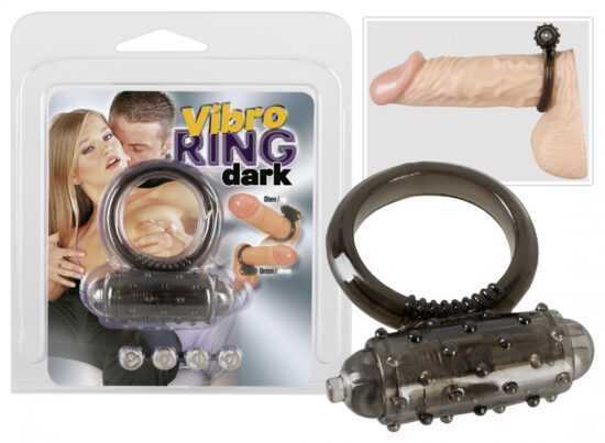 YOU2TOYS Vibro Ring Dark - vibrační kroužek na penis