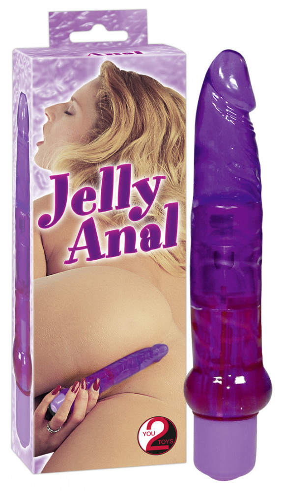 You2Toys Jelly Anal - realistický vibrátor fialový (17