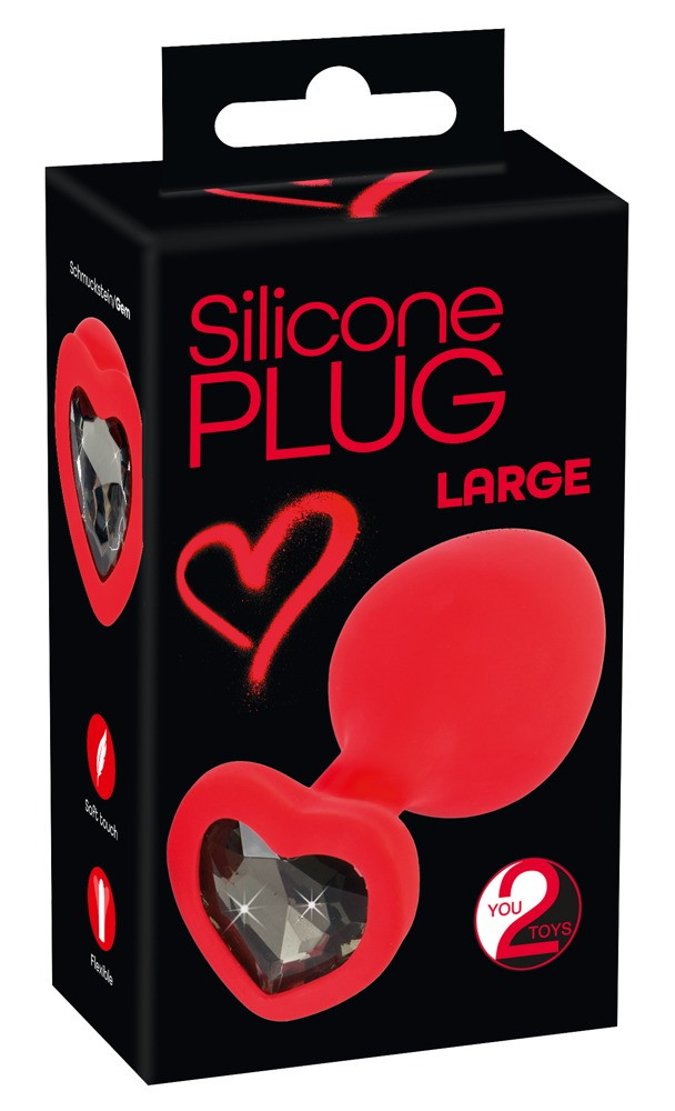 You2Toys Plug Large - black stone