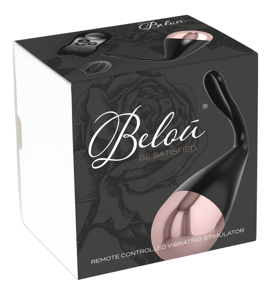 Belou - vibration egg and clitoral vibrator in one (black)