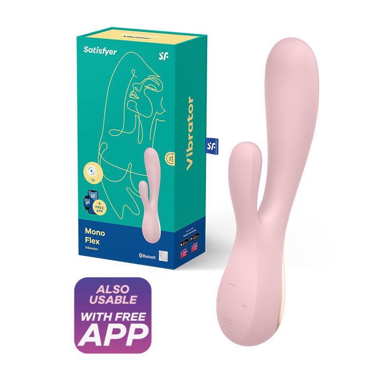 Satisfyer Mono Flex smart rabbit vibrátor Mauve